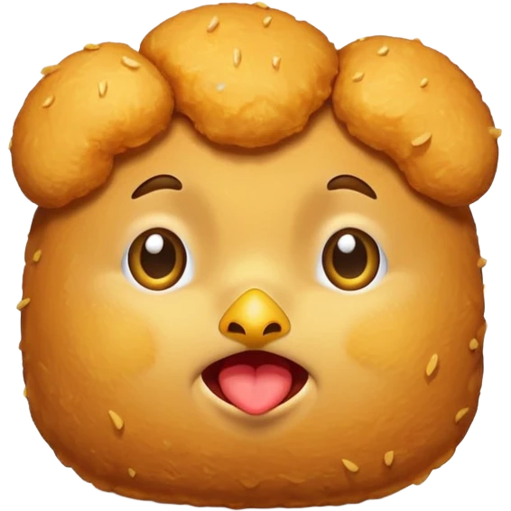 Плачущий наггетс emoji
