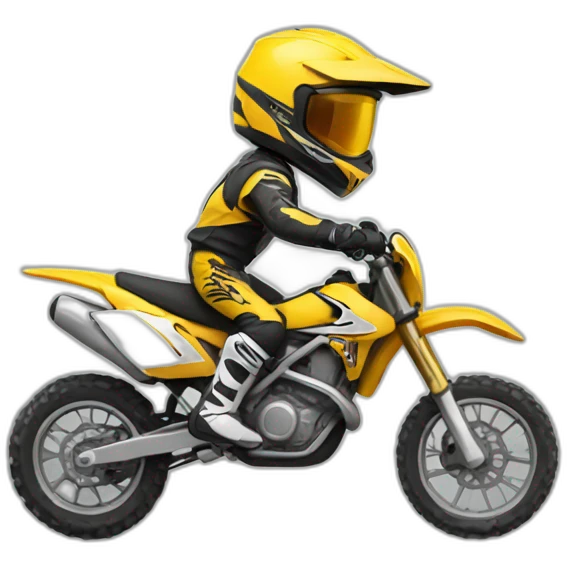Moto cross emoji