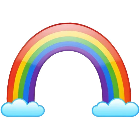 Hawaiian rainbow emoji