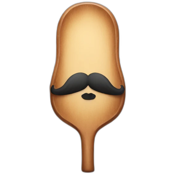 moustache-paddle emoji