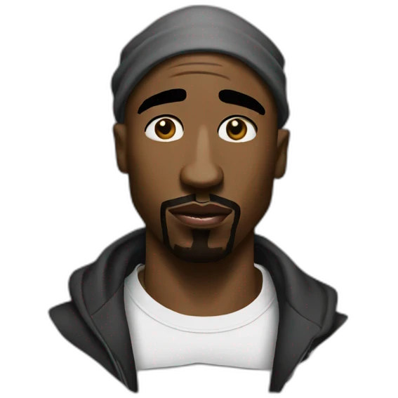 tupac emoji