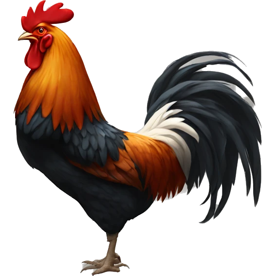 big rooster emoji