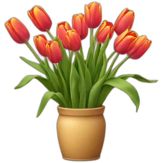 Tulips emoji