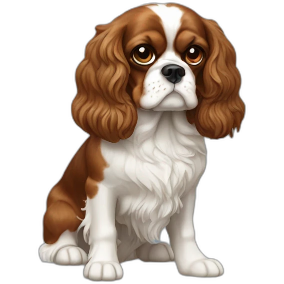 caviar king Charles spaniel emoji