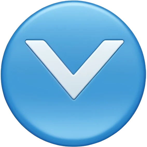 تیک آبی emoji