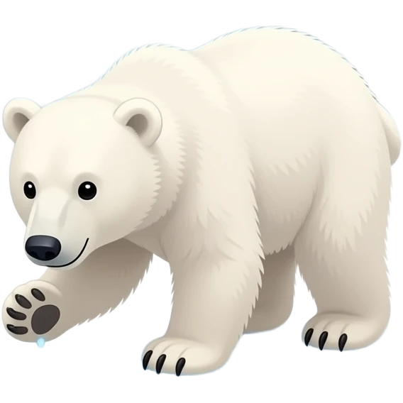 Polar bear cub emoji