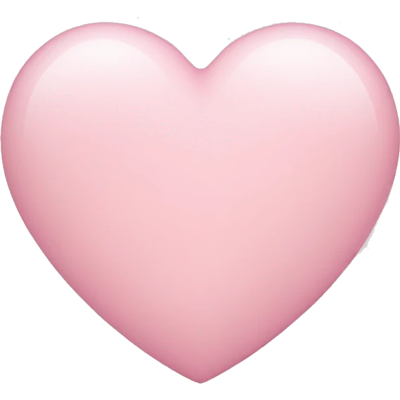 Light Pink Heart emoji
