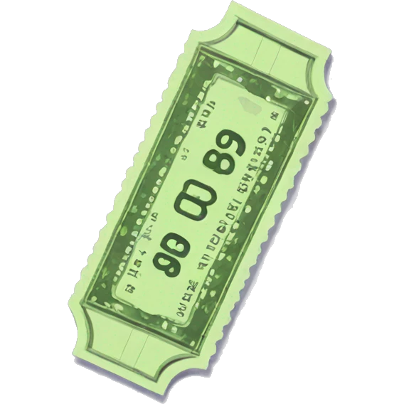 bud ticket emoji