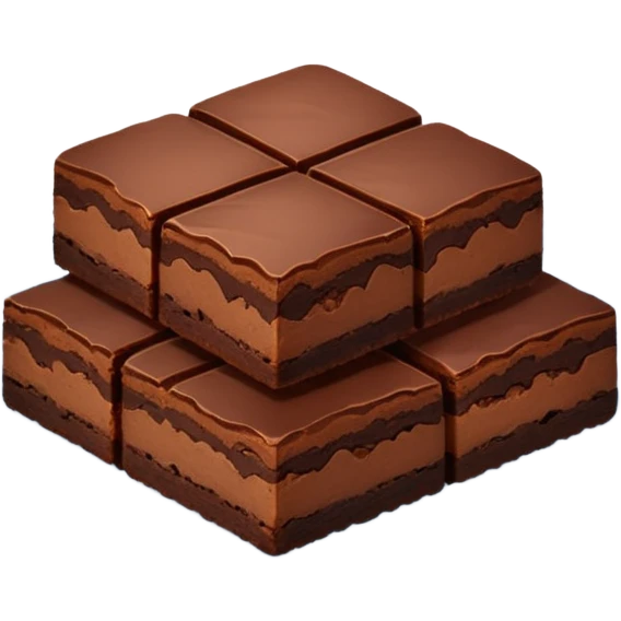 Brownies meat emoji