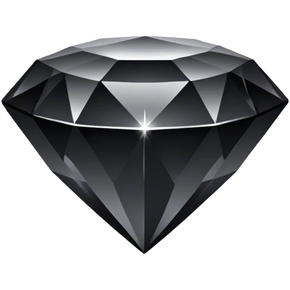 Diamant noir  emoji