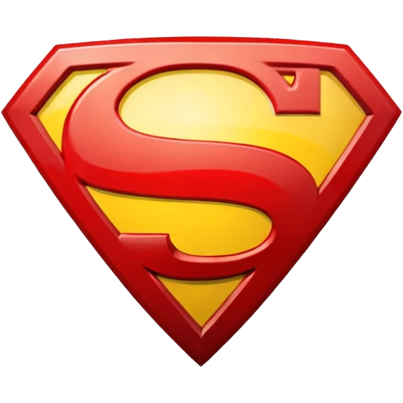 Super man logo emoji