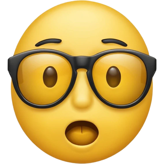 SHOCKED emoji with sunglasses emoji