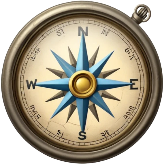a broken compass emoji