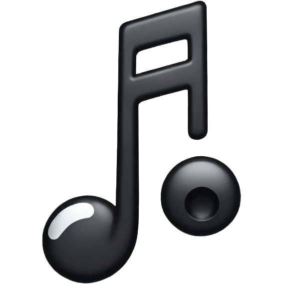 eighth note emoji