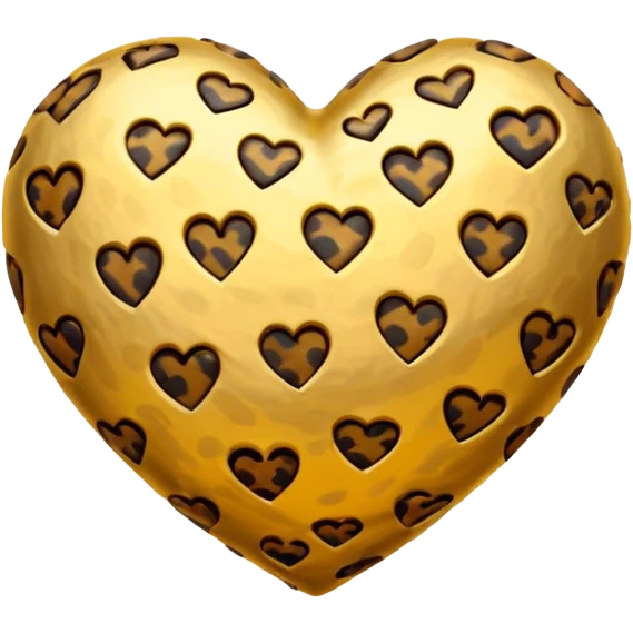 leopard heart emoji