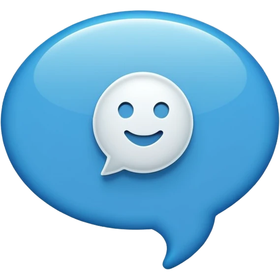 speech bubble emoji with check mark inside emoji