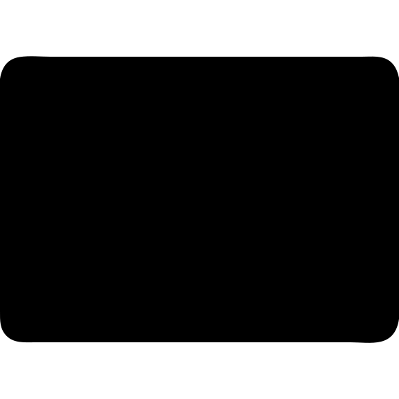 simple black rectangle, no border emoji