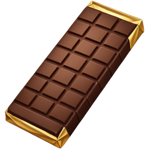 a chocolate bar emoji