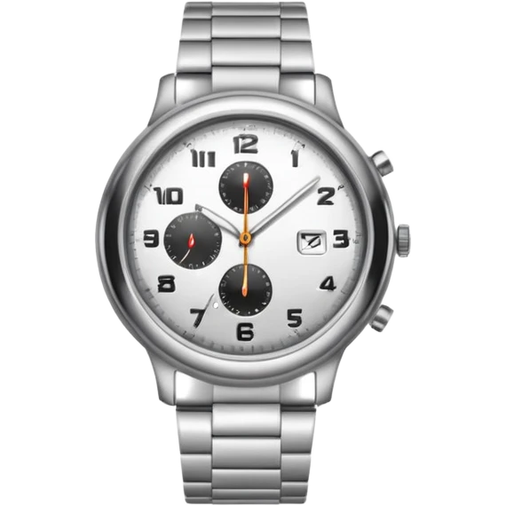 A hand with a watch emoji