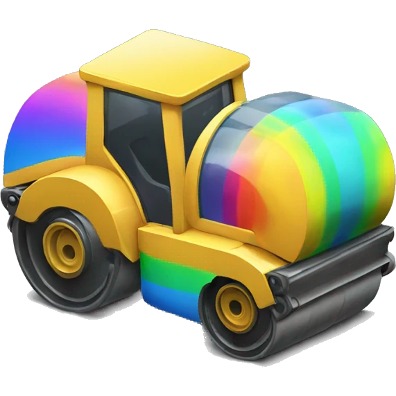 rainbow road roller emoji