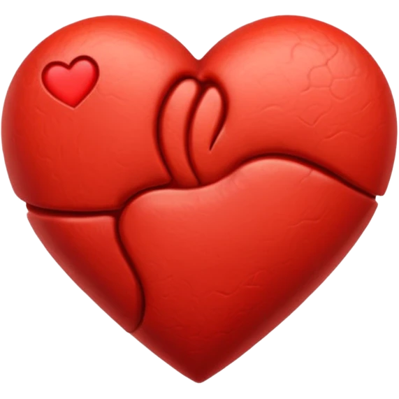 red beating heart emoji