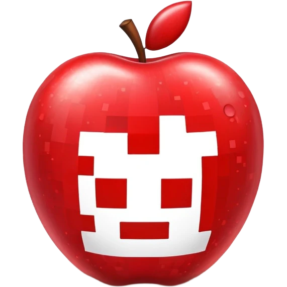 Minecraft apple emoji