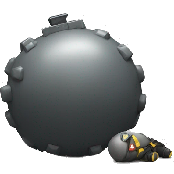 bomb tired emoji
