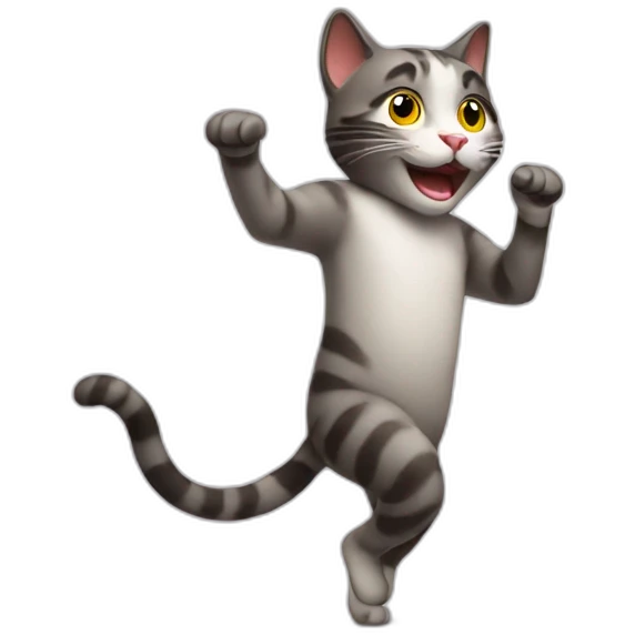 Dancing cat emoji