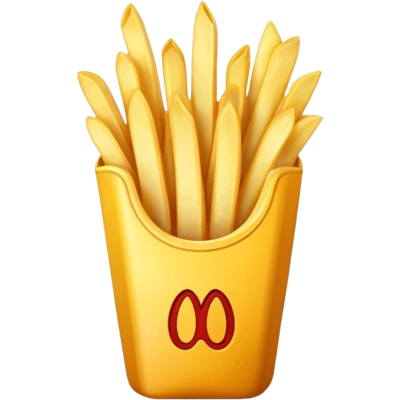 One french fry emoji