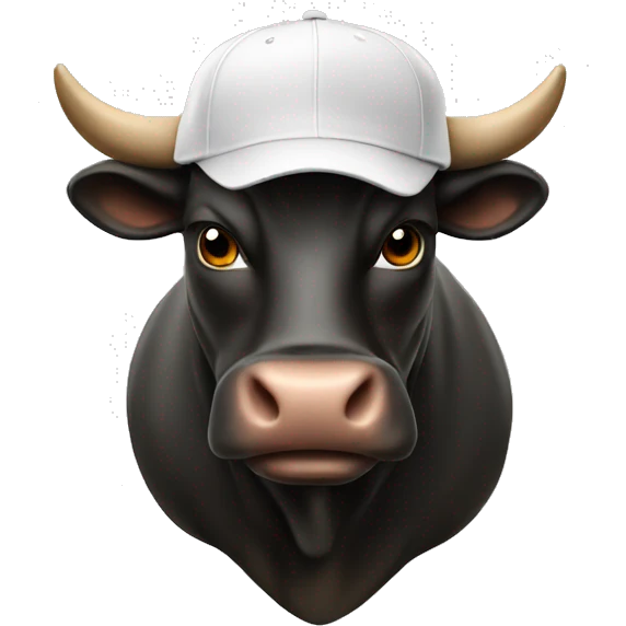 bull with a cap emoji