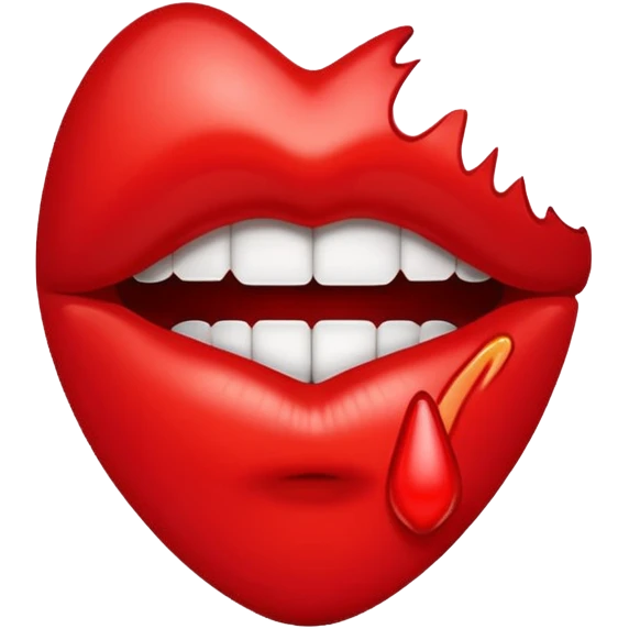 Kiss mark emoji