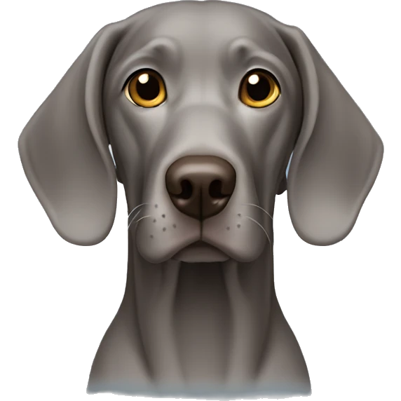 Weimaraner emoji