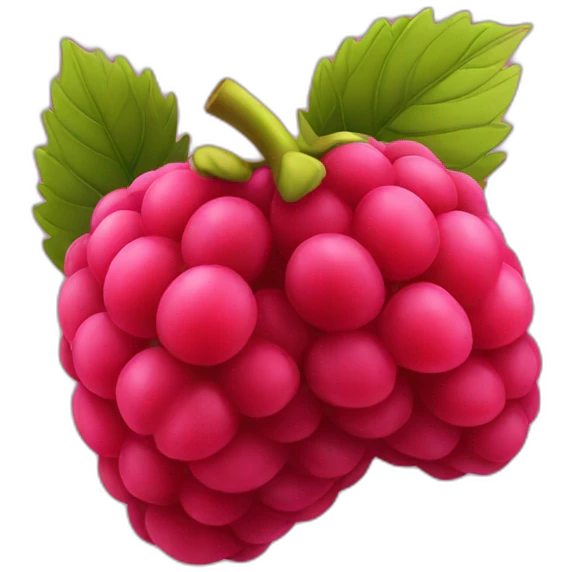 Raspberry emoji