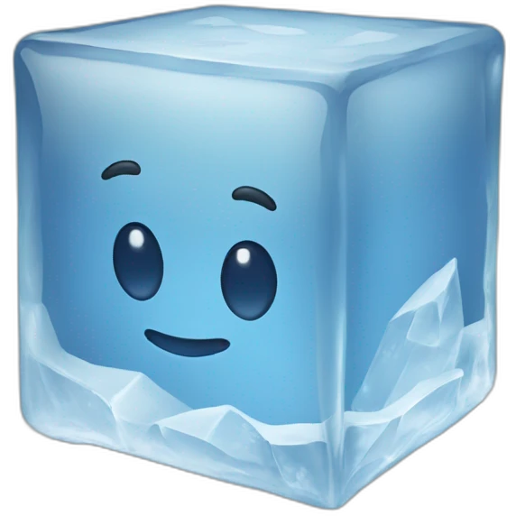 cuboid ice emoji