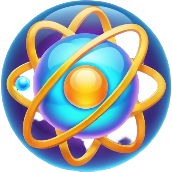 Atom and nucleus emoji