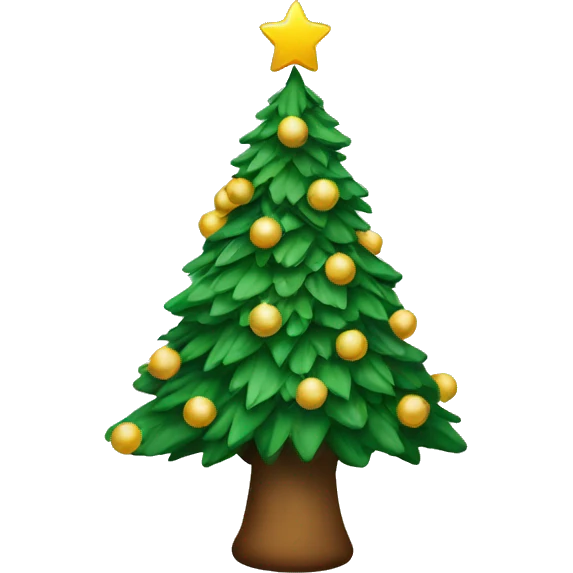 Christmas tree emoji