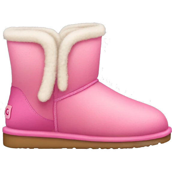 pink Ugg shoes emoji