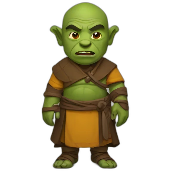 orc monk emoji
