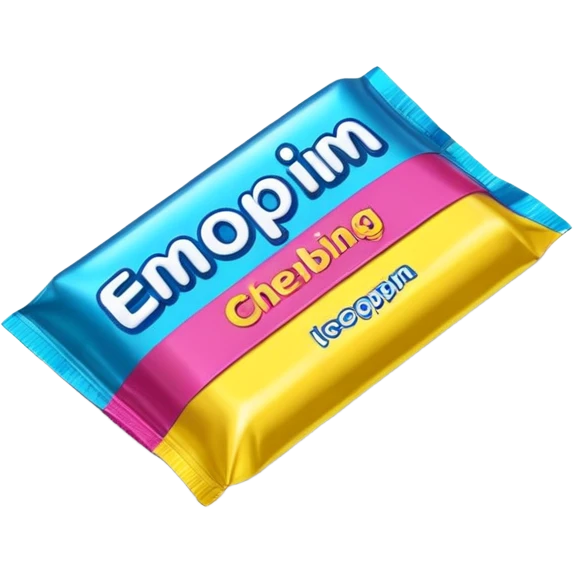 chewing gum packet emoji
