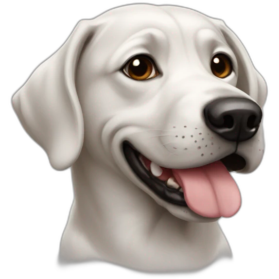 Cão lobinho emoji