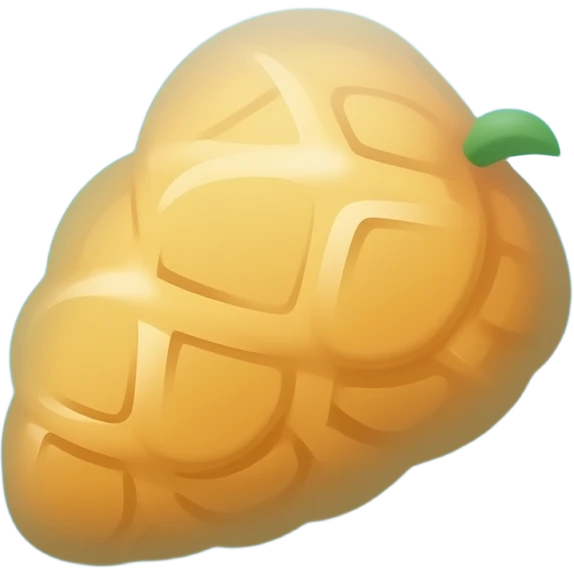一个蓝色的橙子 emoji