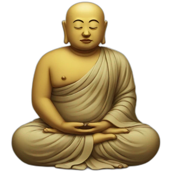 depressed buddha emoji