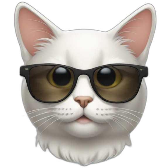 Cat with sunglasses’  emoji