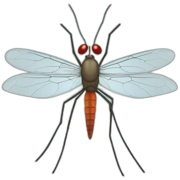 Mosquito with K-way emoji
