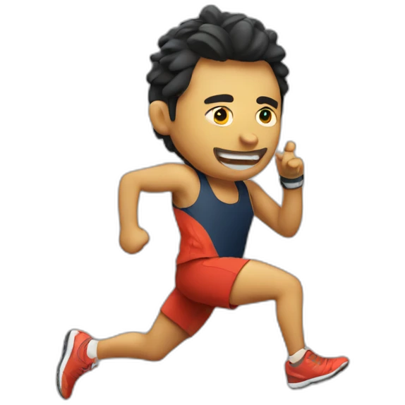Drunk runner emoji