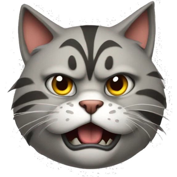 mad cat  emoji