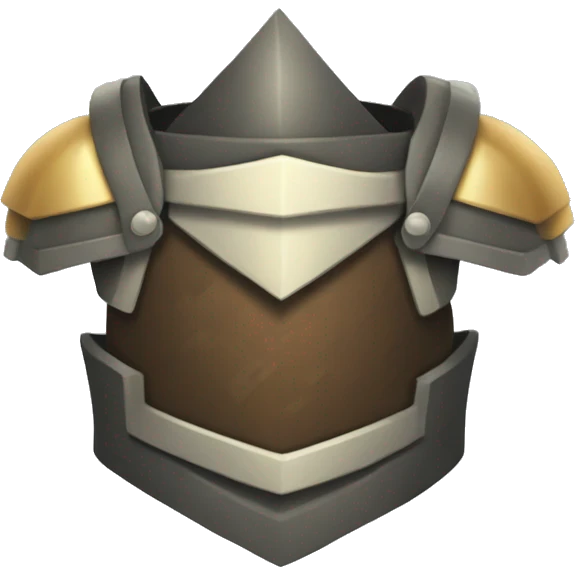 armor in Minecraft style emoji