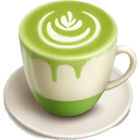 Matcha latte emoji
