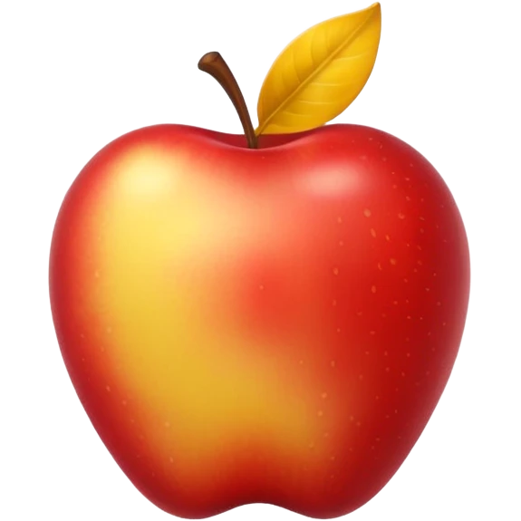 apple gala royal some yellow blush emoji