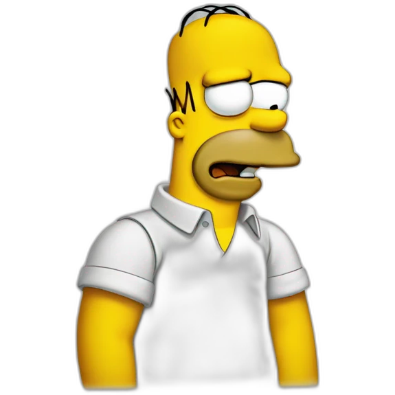 Homer simpson emoji